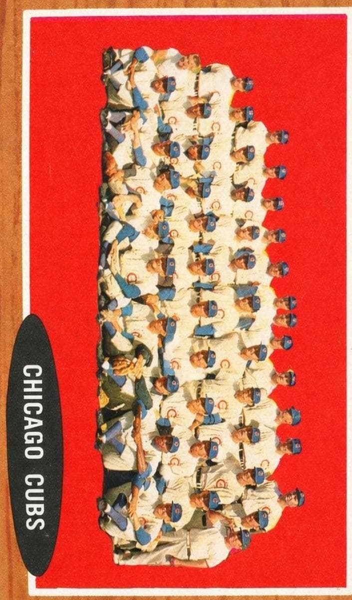 Chicago Cubs 1962 topps Topps