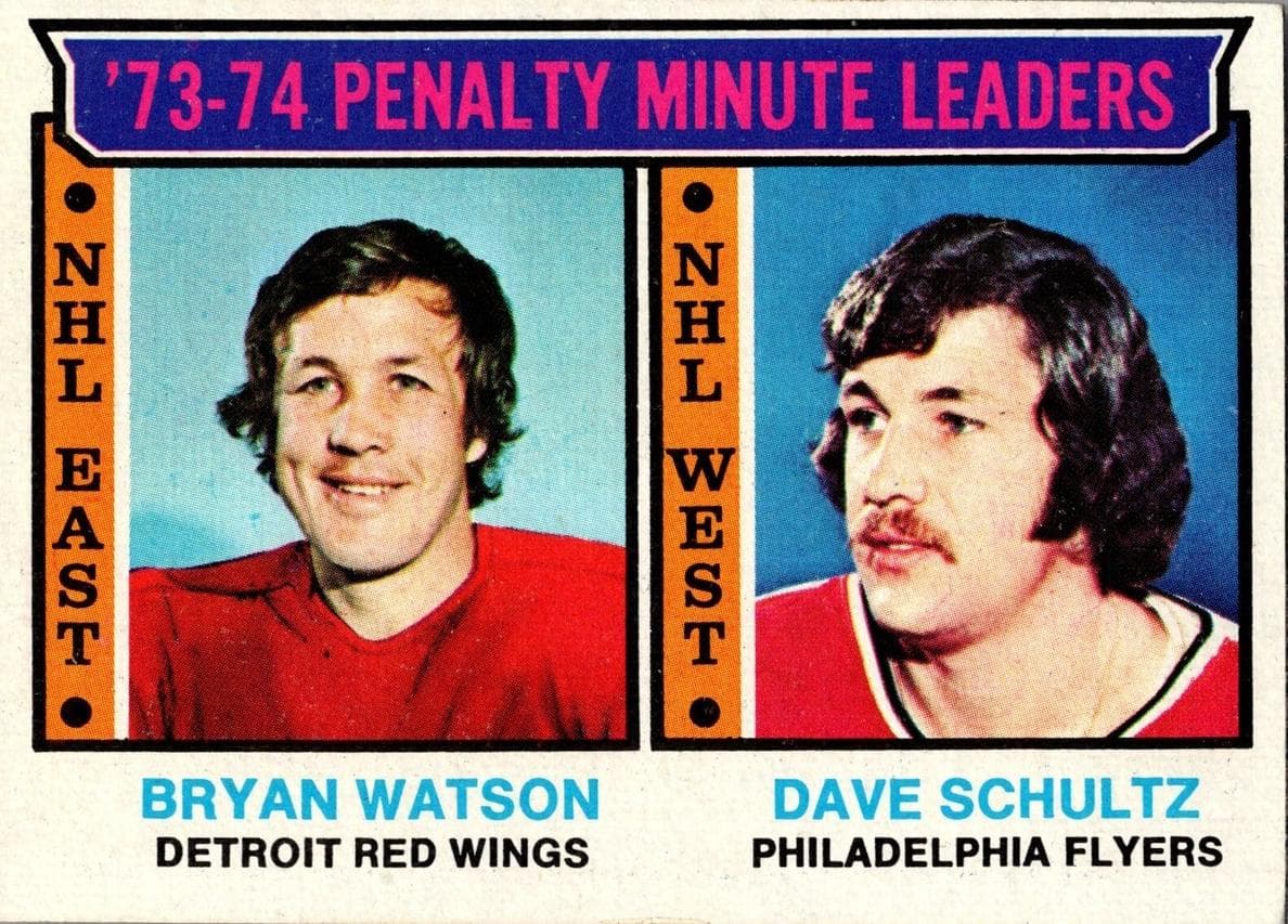 '73-74 Penalty Minute Leaders (Bryan Watson / Dave Schultz) #5