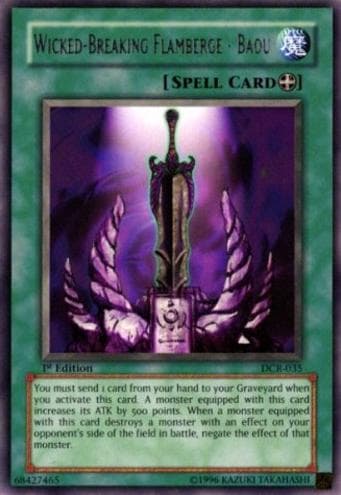 Wicked-Breaking Flamberge - Baou 2003 Yu-Gi-Oh!