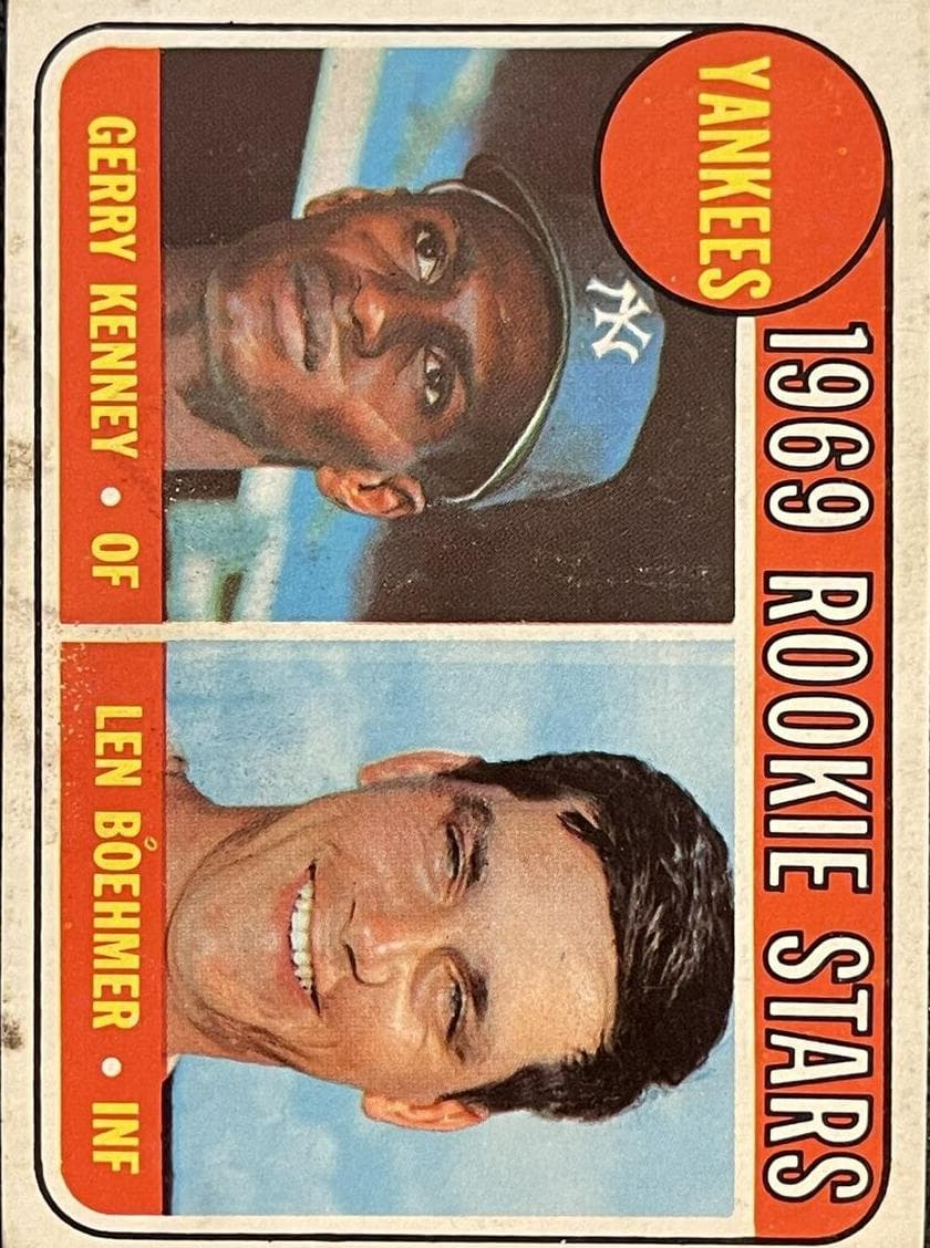 Yankees 1969 Rookie Stars (Gerry Kenney / Len Boehmer) #519
