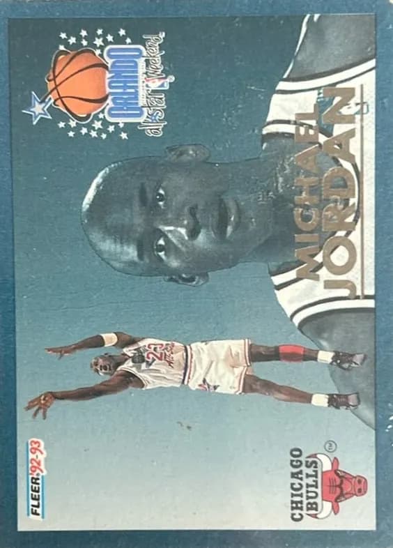 Michael Jordan 1992 fleer Fleer