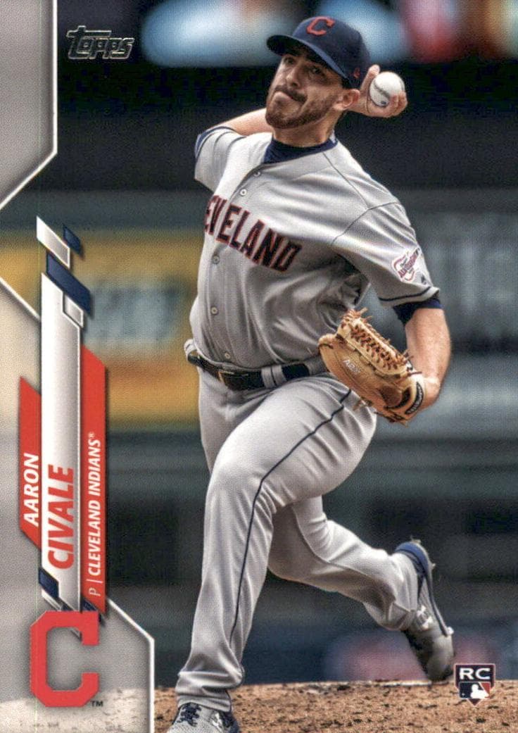 Aaron Civale 2020 topps Topps