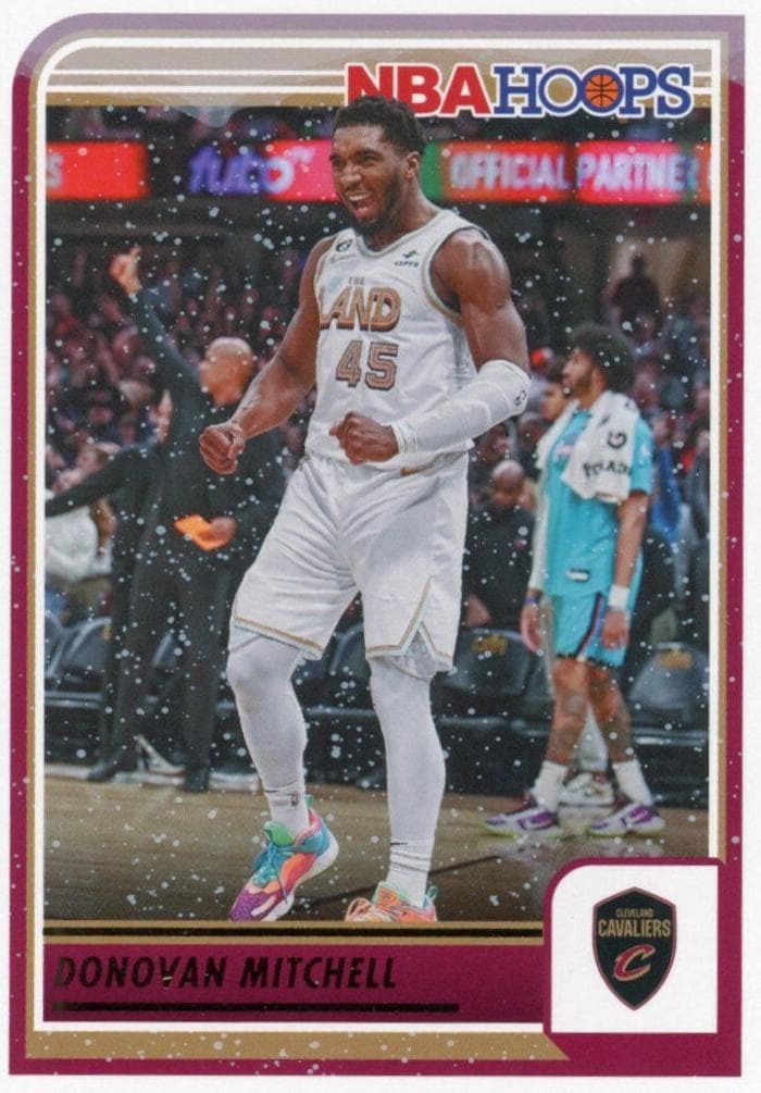 Donovan Mitchell 2023 panini Hoops Premium Stock