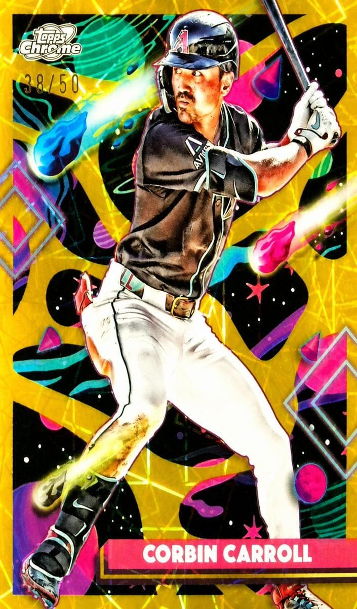 Corbin Carroll 2025 topps Topps Cosmic Chrome