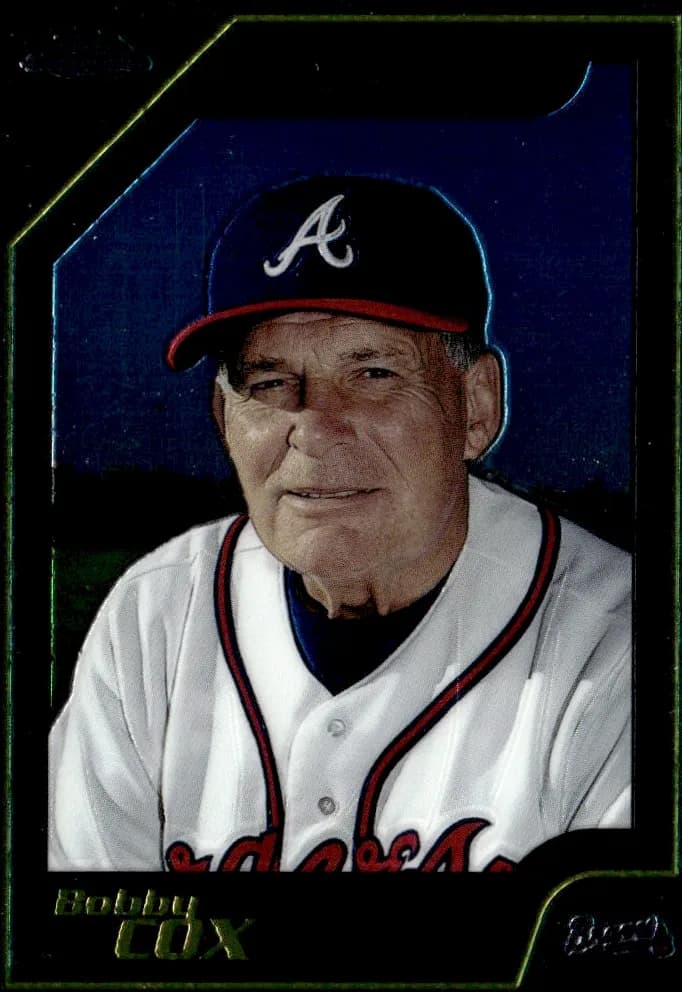 Bobby Cox 2001 topps Topps Chrome