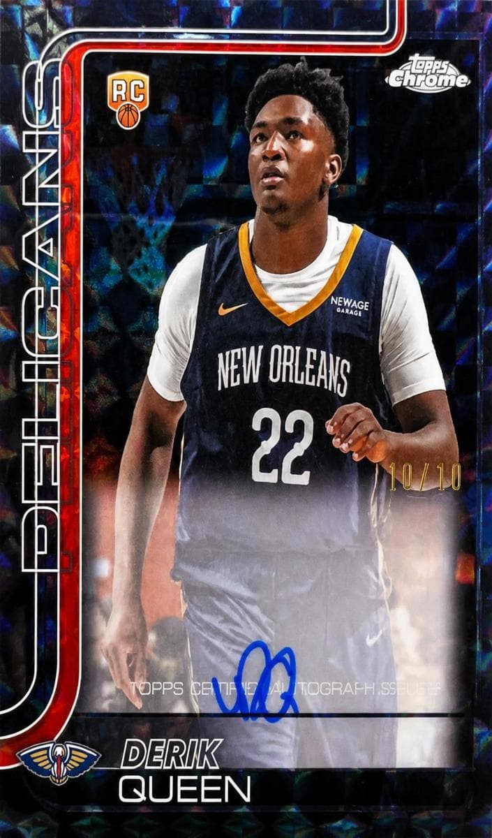 Derik Queen 2025 topps Topps Chrome