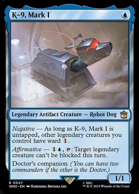 K-9, Mark I 2023 Magic: The Gathering Doctor Who