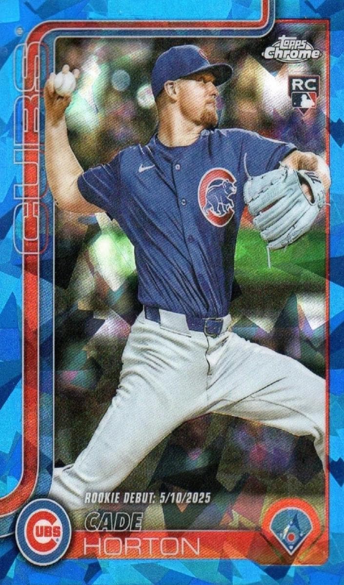 Cade Horton 2025 topps Topps Chrome Update Sapphire