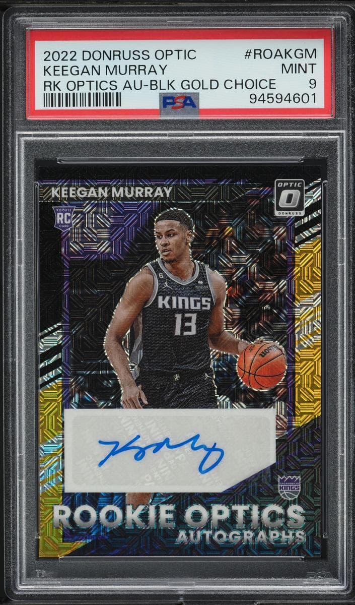 Keegan Murray 2022 panini Donruss Optic
