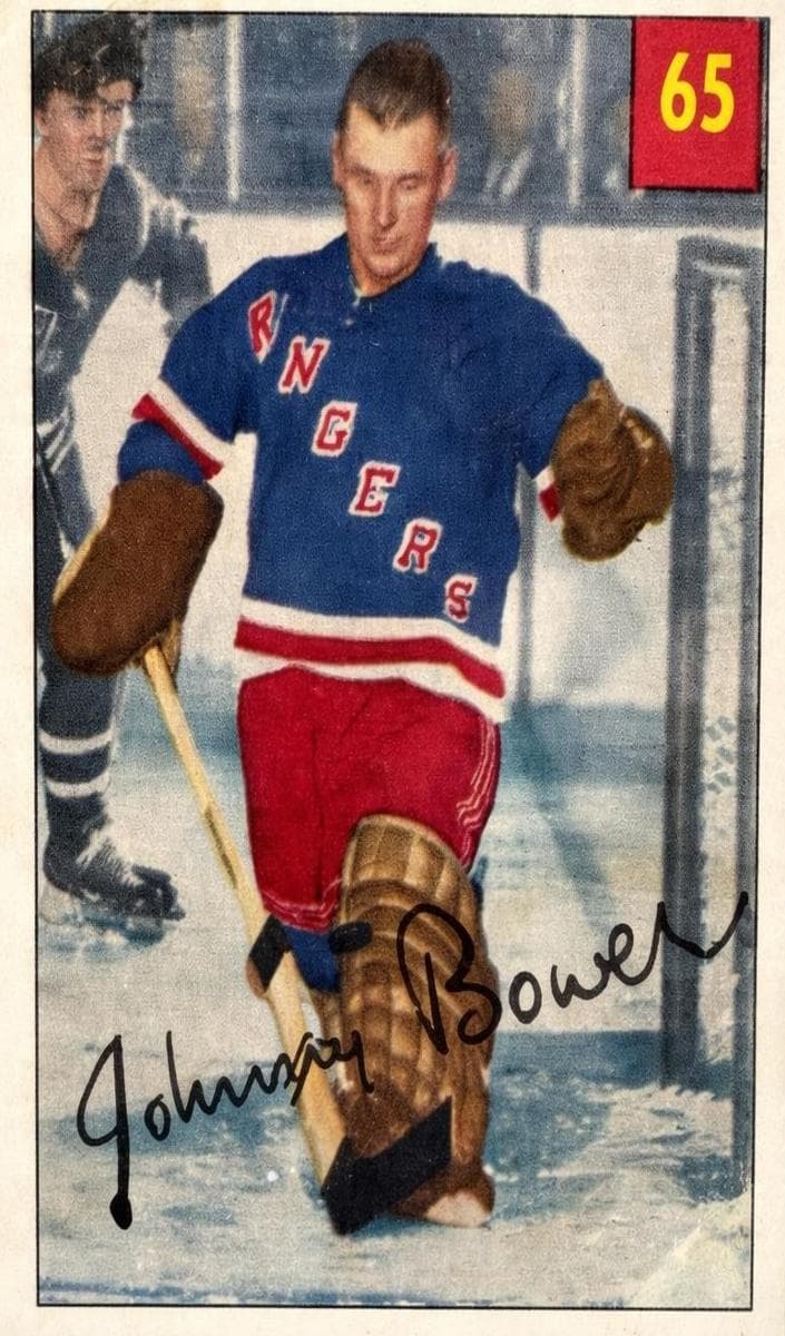 Johnny Bower 1954 unknown Parkhurst