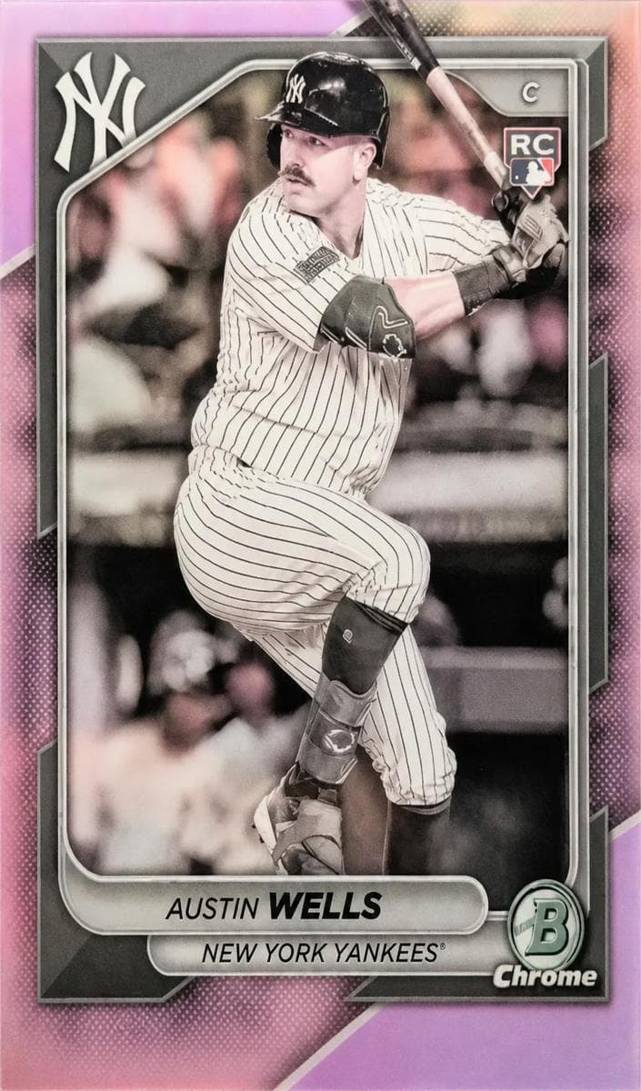 Austin Wells 2024 bowman Bowman Chrome