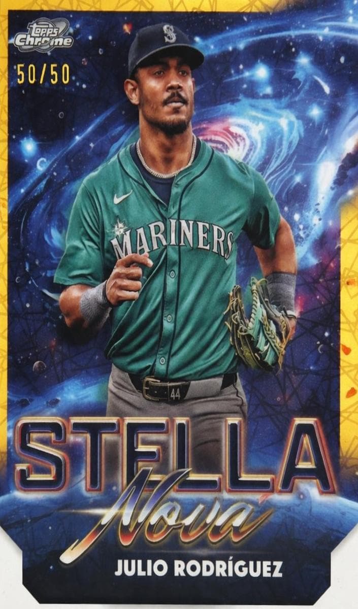 Julio Rodríguez 2025 topps Topps Cosmic Chrome