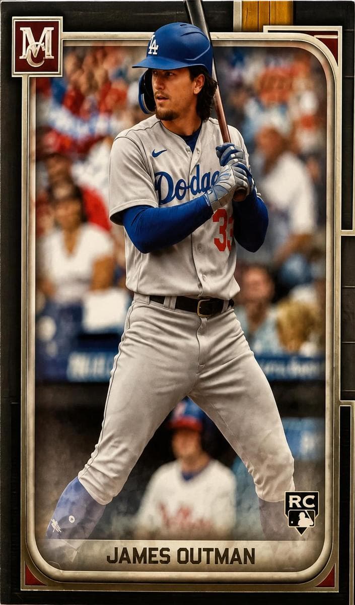 James Outman 2023 topps Topps Museum Collection
