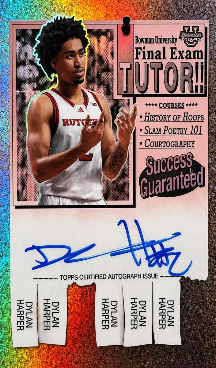 Dylan Harper 2024 bowman Bowman University Chrome