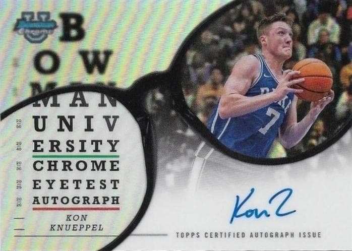 Kon Knueppel 2024 bowman Bowman University Chrome