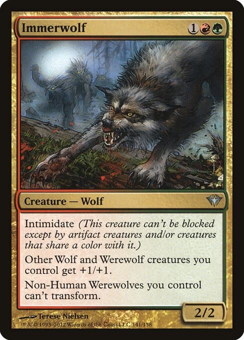 Immerwolf 2012 Magic: The Gathering Dark Ascension