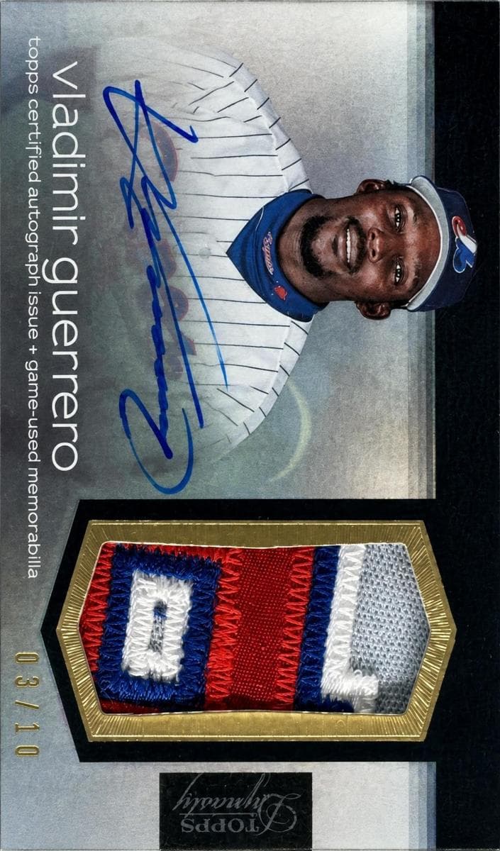 Vladimir Guerrero 2018 topps Topps Dynasty