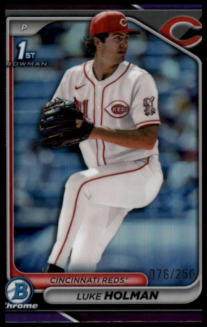 Luke Holman trading card