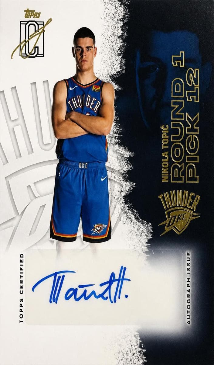 Nikola Topić 2025 topps Topps Signature Class