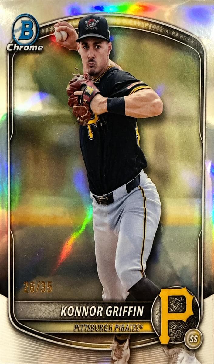 Konnor Griffin 2025 bowman Bowman Draft Chrome