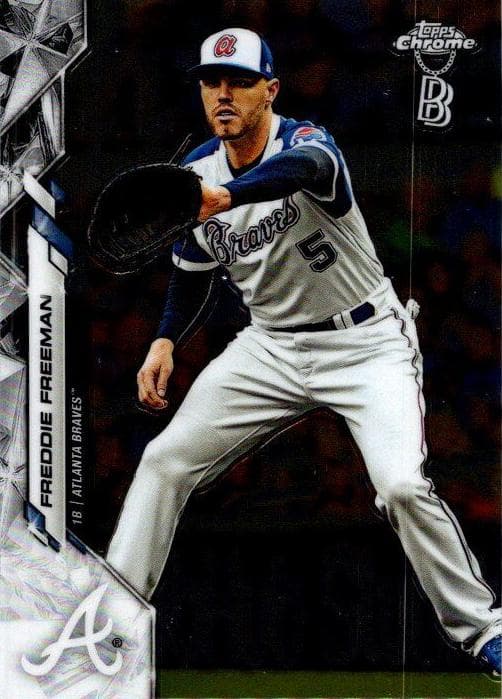 Freddie Freeman 2020 topps Topps Chrome Ben Baller Edition