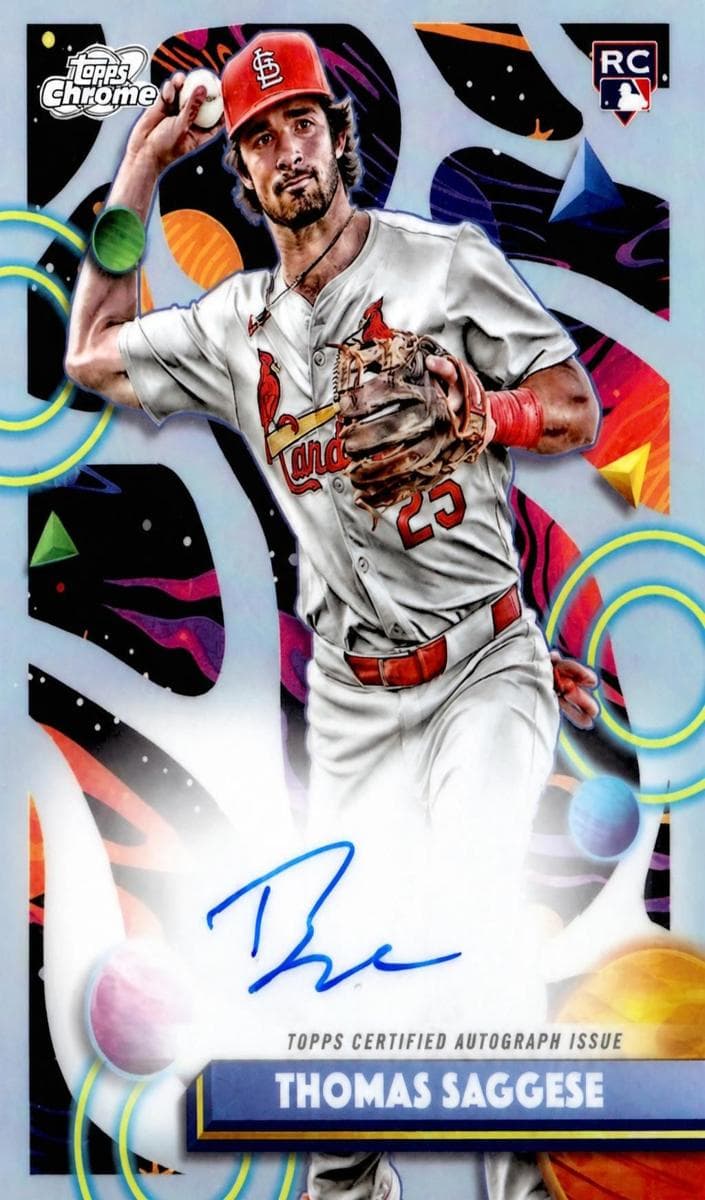 Thomas Saggese 2025 topps Topps Cosmic Chrome