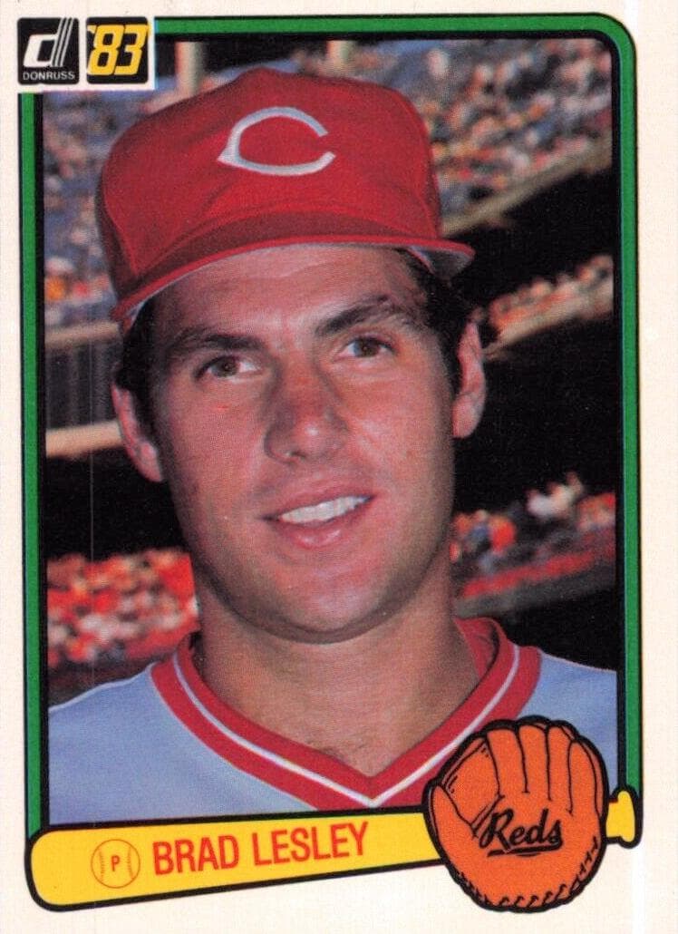 Brad Lesley trading card