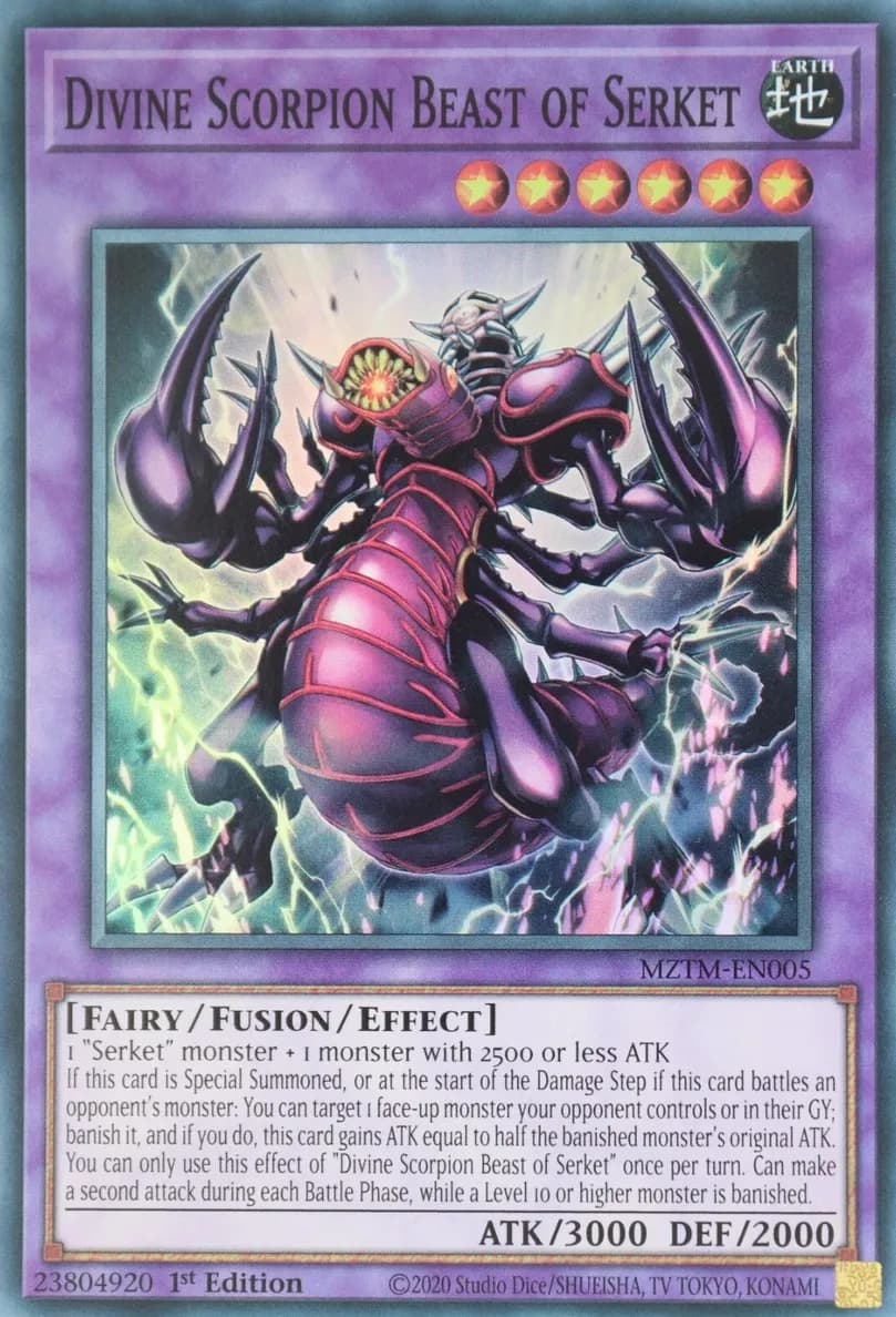 Divine Scorpion Beast of Serket 2025 Yu-Gi-Oh!