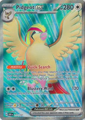Pidgeot ex #217