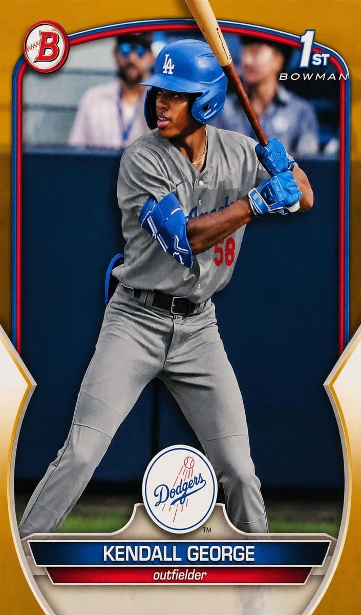 Kendall George 2023 bowman Bowman Draft
