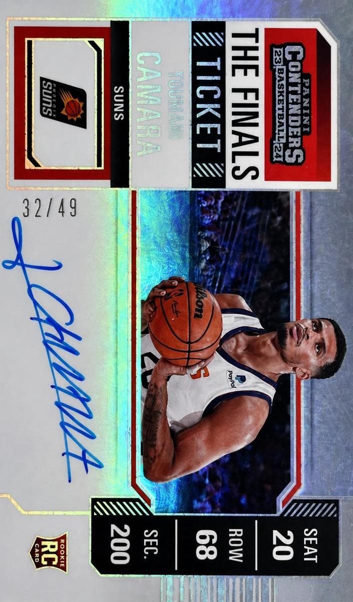 Toumani Camara 2023 panini Panini Contenders