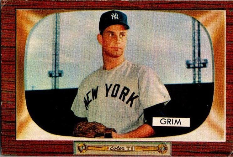 Bob Grim 1955 bowman Bowman