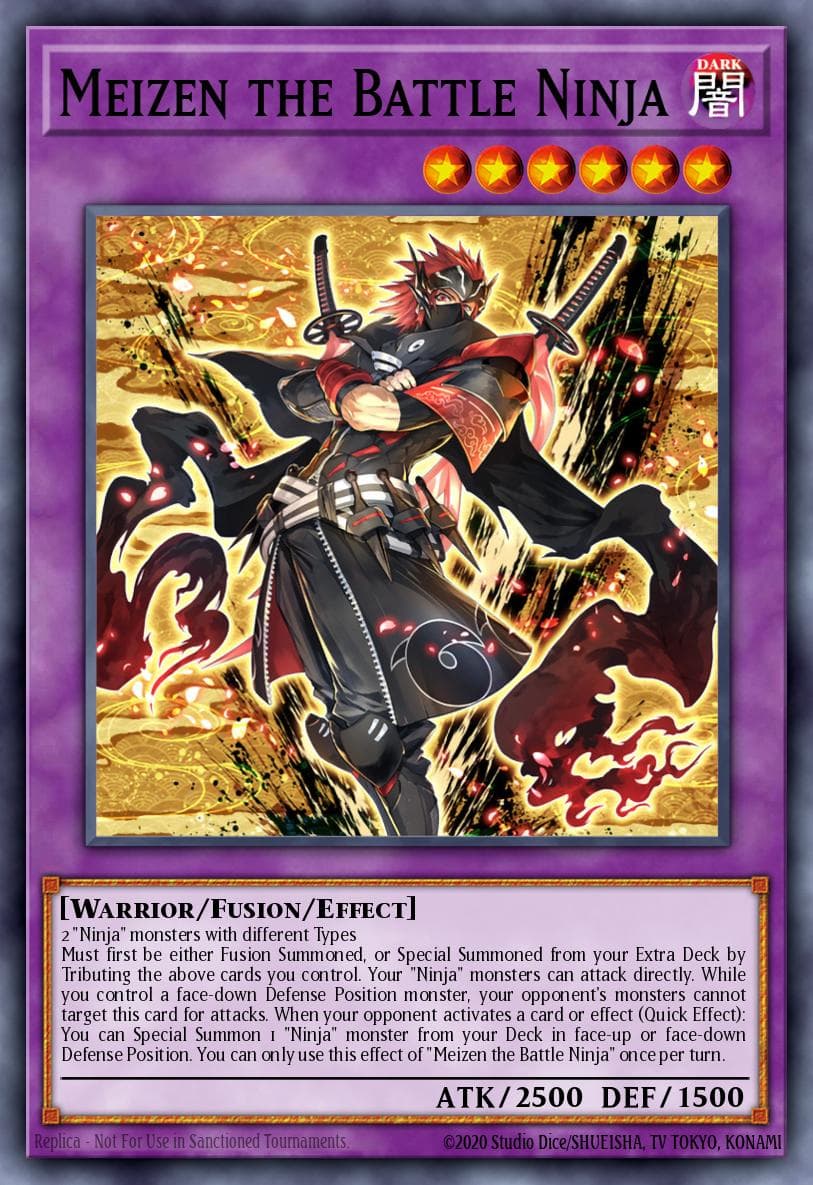 Meizen the Battle Ninja 2022 Yu-Gi-Oh! Darkwing Blast