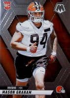 Mason Graham 2025 panini Mosaic Red & White Stripe