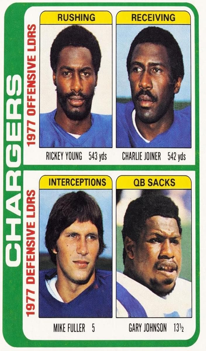 Rickey Young / Charlie Joiner / Mike Fuller / Gary Johnson #524