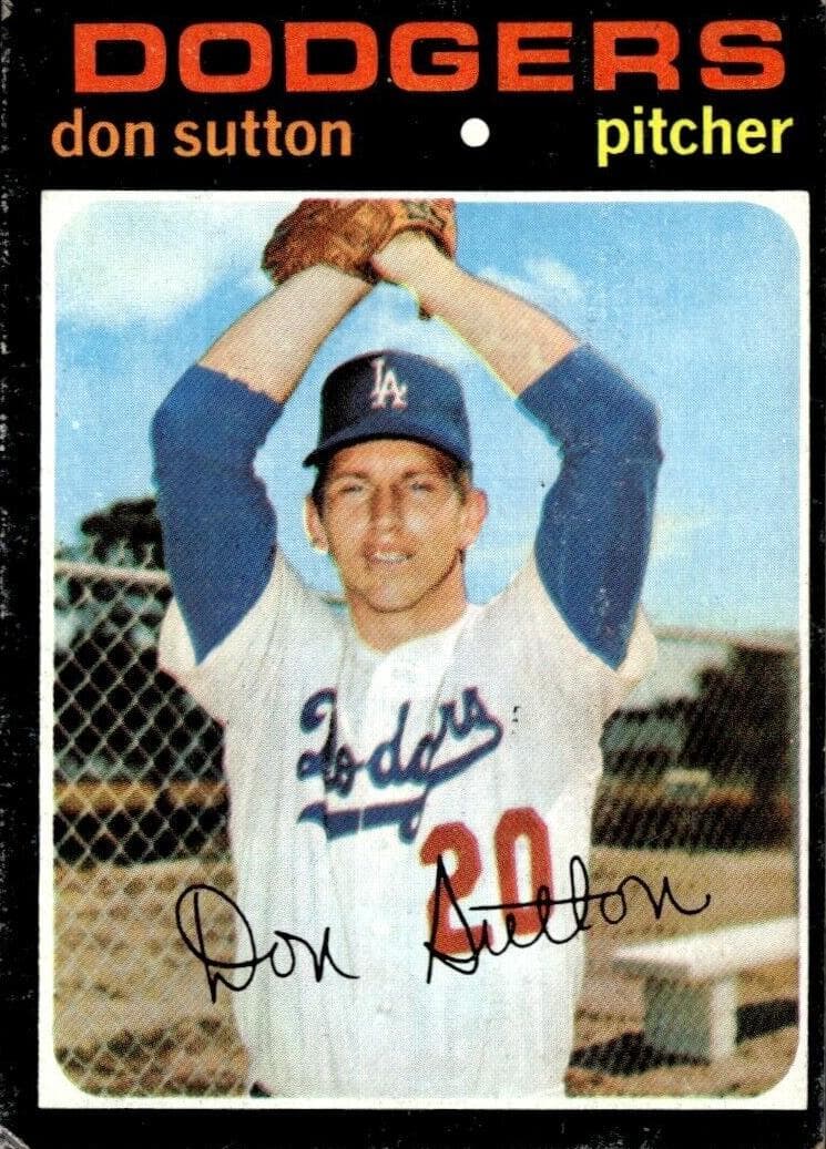 Don Sutton 1971 topps Topps