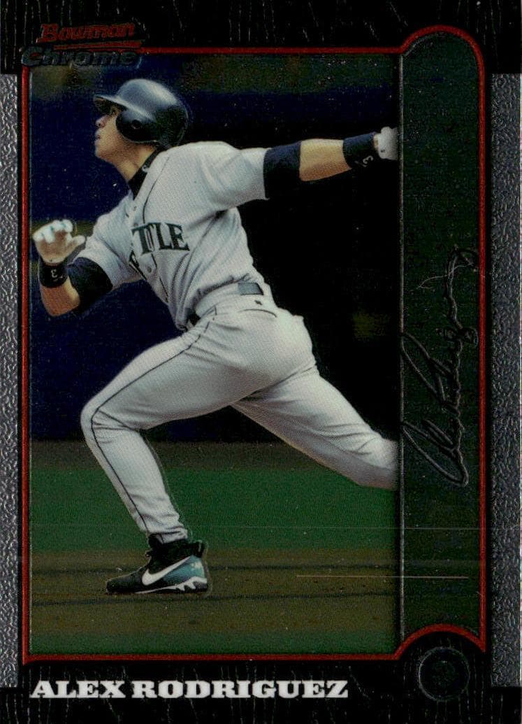 Alex Rodriguez 1999 bowman Bowman Chrome