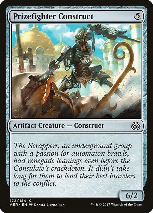 Prizefighter Construct 2017 Magic: The Gathering Aether Revolt