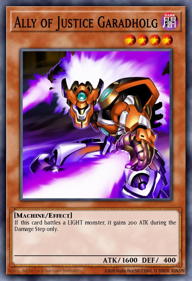 Ally of Justice Garadholg 2009 Yu-Gi-Oh!
