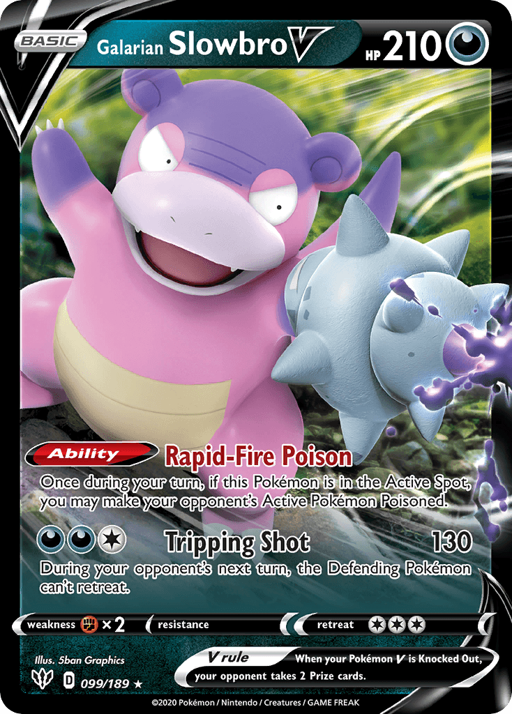 Galarian Slowbro V 2020 Pokemon