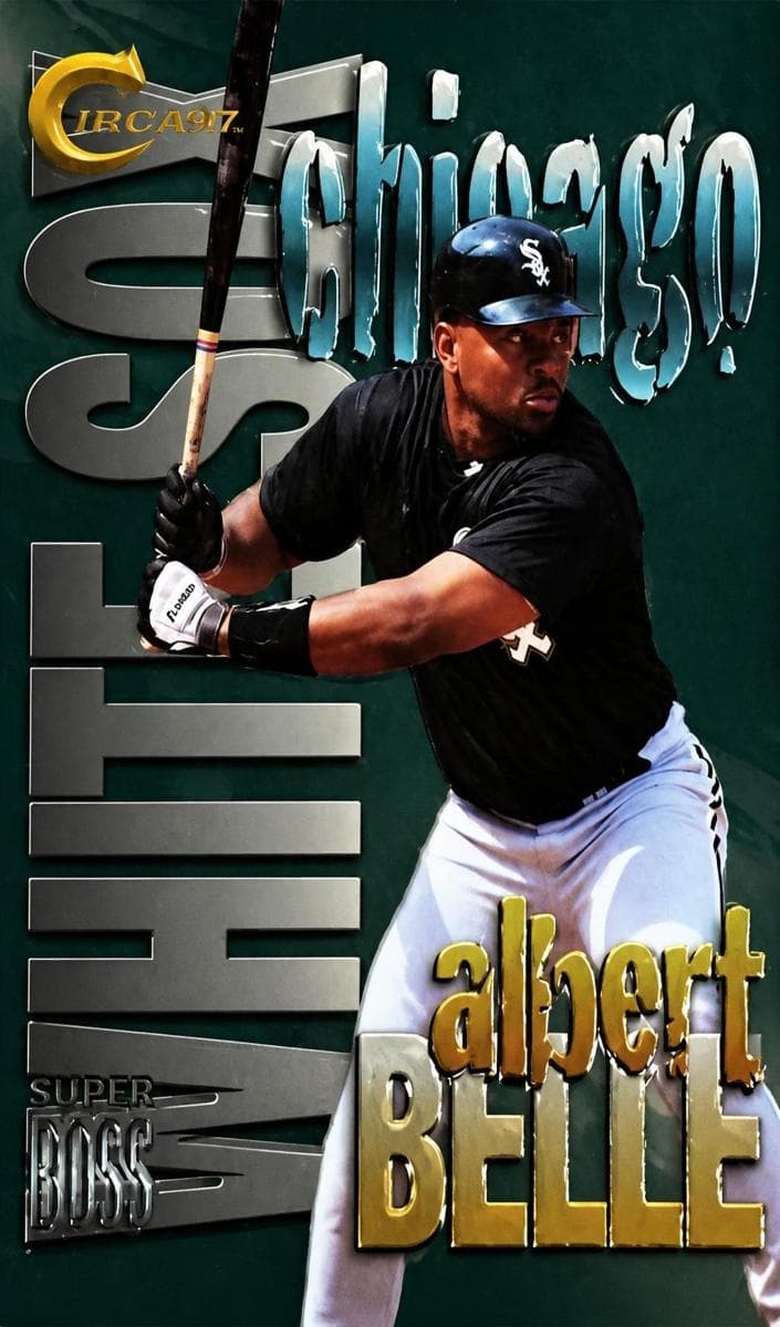 Albert Belle 1997 panini Donruss
