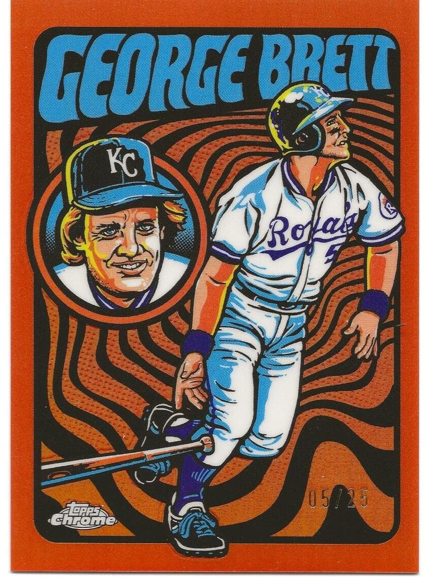 George Brett 2024 topps Topps Chrome