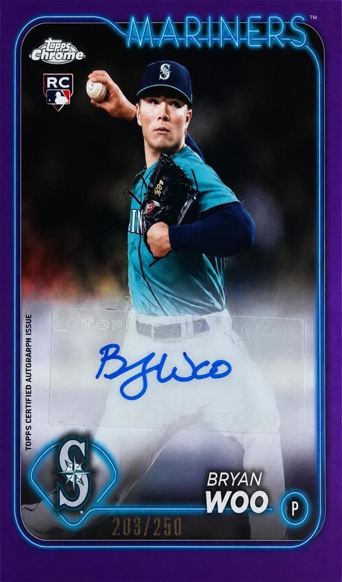 Bryan Woo 2024 topps Topps Chrome Update