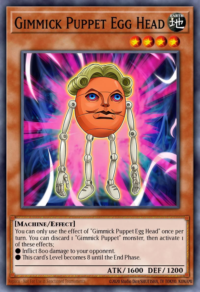 Gimmick Puppet Egg Head #NUMH-EN005