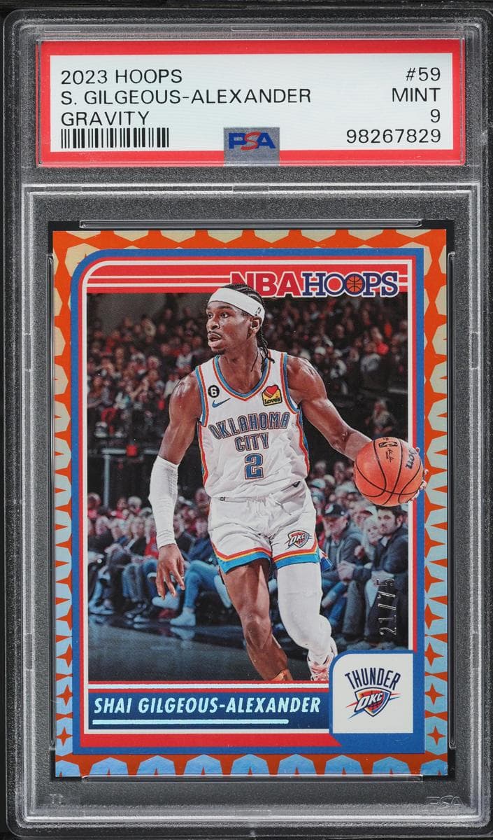 Shai Gilgeous-Alexander 2023 panini Hoops Premium Stock