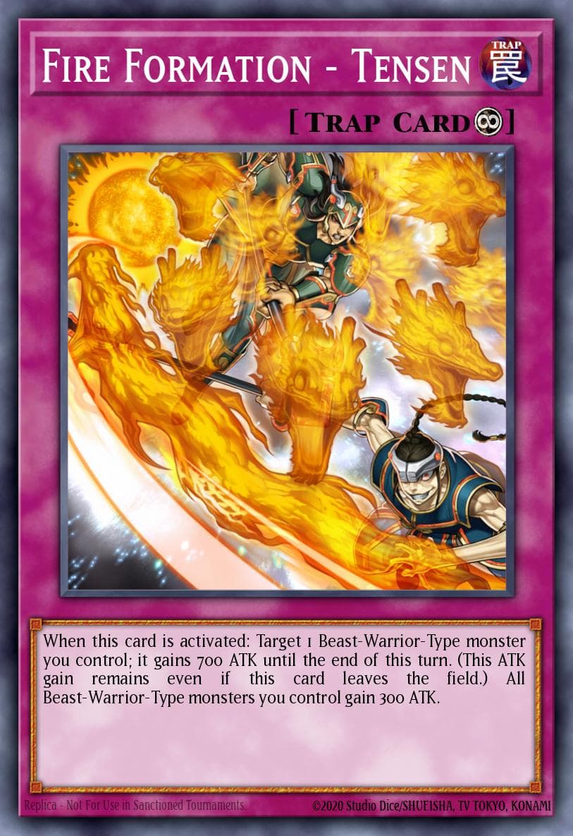 Fire Formation - Tensen 2012 Yu-Gi-Oh! Japanese Cosmo Blazer