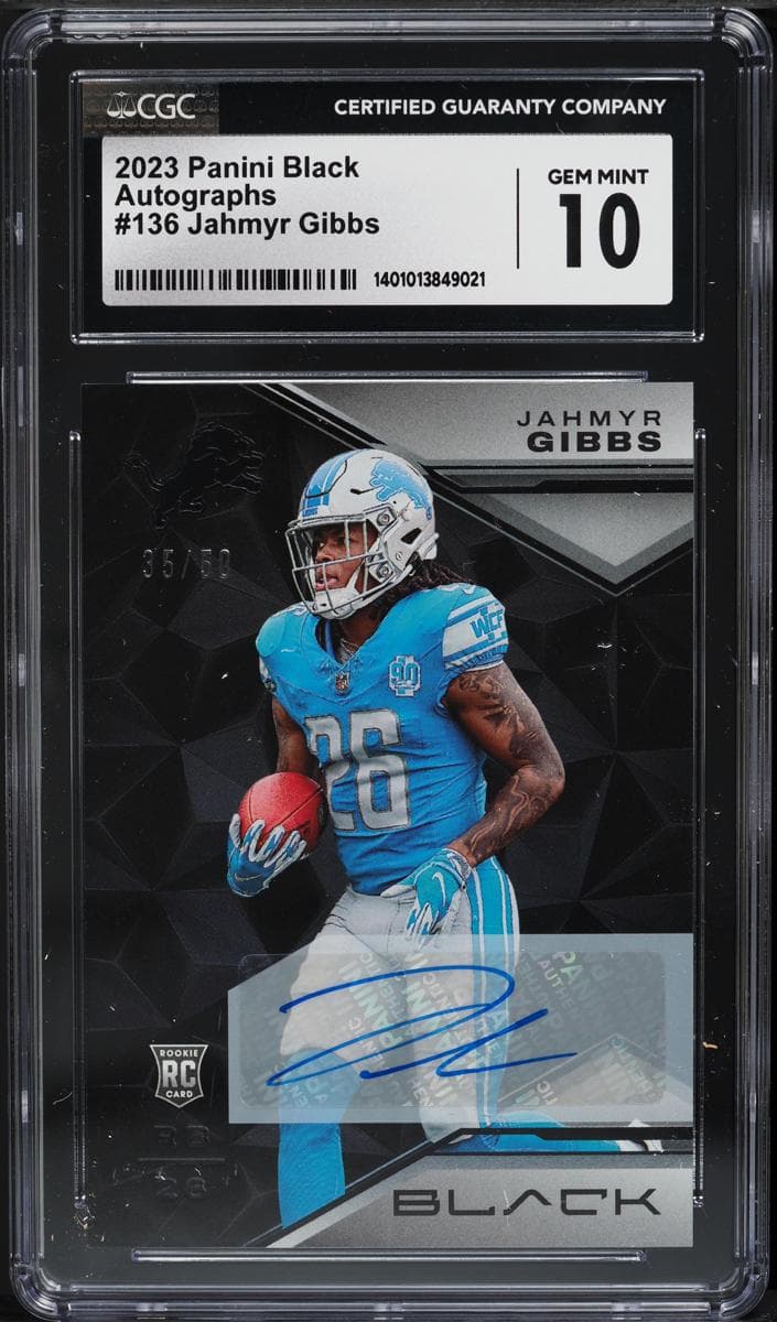 Jahmyr Gibbs 2023 panini Panini Black