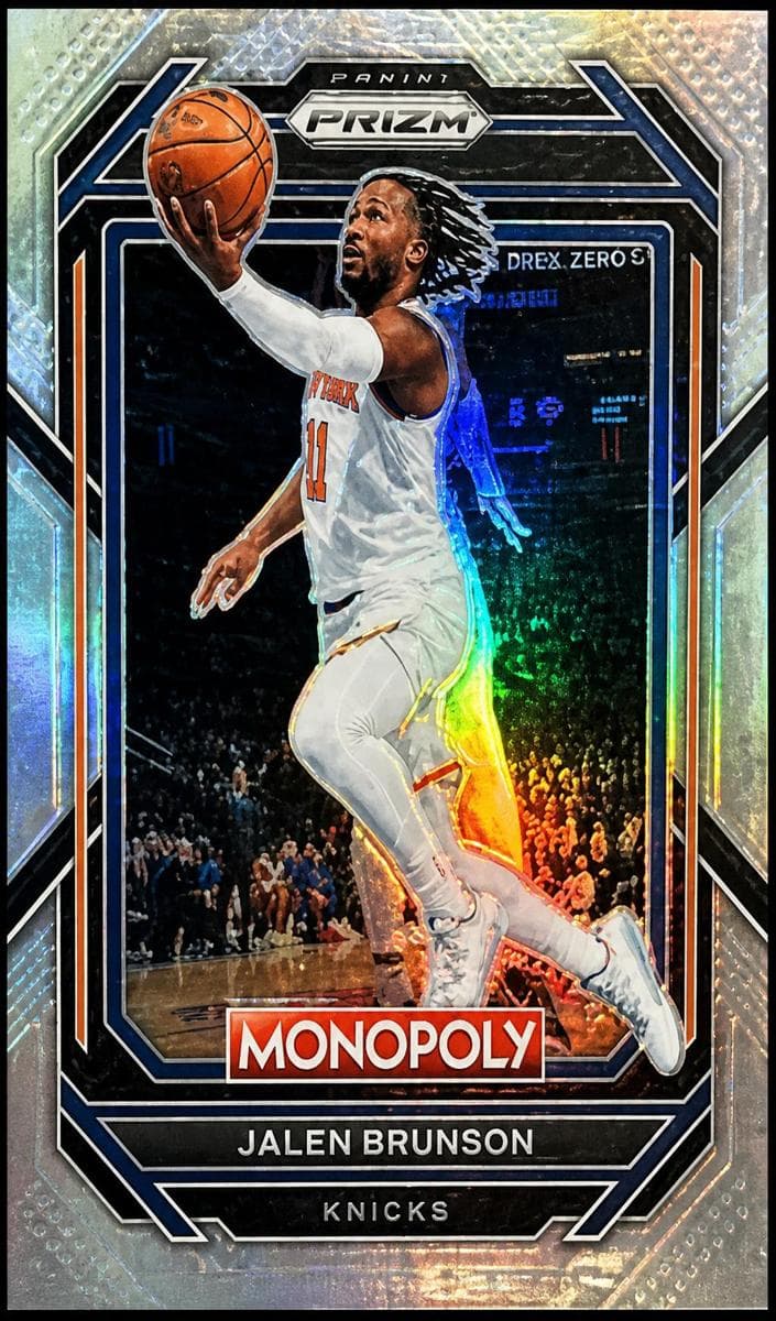 Jalen Brunson 2022 panini Panini Prizm Monopoly