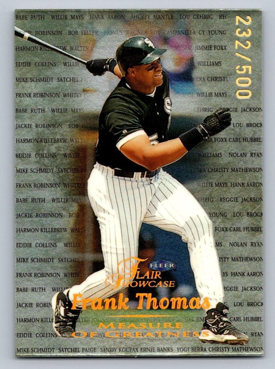 Frank Thomas 1999 unknown Flair Showcase