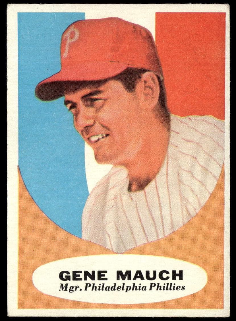 Gene Mauch 1961 topps Topps